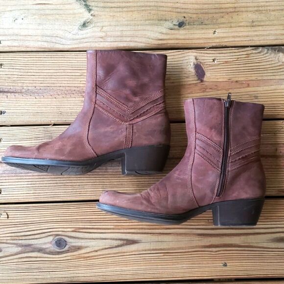 Artisan men's leather boots size 10 - Picture 1 of 10